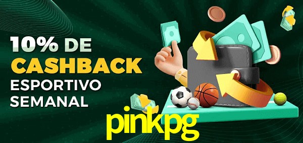 10% de bônus de cashback na pinkpg